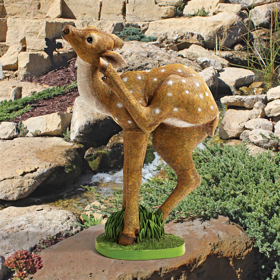 Design Toscano Out from the Thicket Baby Deer Statue