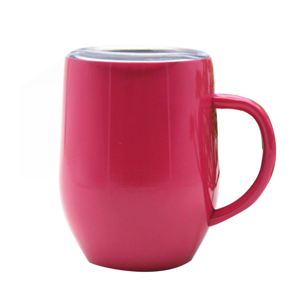 Worallymy Coffee Mug Vacuum Insulated Mugs With Handle and Lid