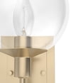 thumbnail image 4 of Hunter - Xidane 1-light Alturas Gold, Small Sconce Light, Dimmable, Mid Century Modern Style, for Bedrooms, Kitchens, Dining, Living Rooms - 19759, 4 of 7