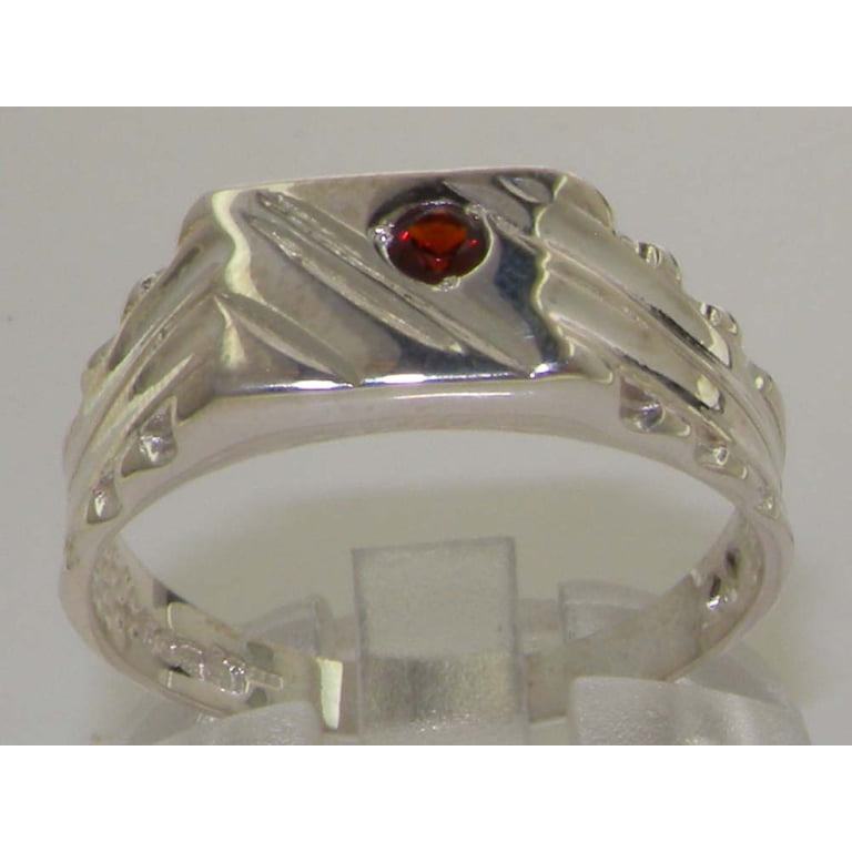 925 Sterling Silver Signet Ring For Women - Size 6.75, Engravable Dainty Ring
