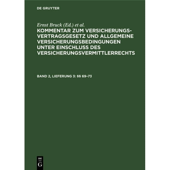 §§ 69-73 (Hardcover)