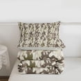 thumbnail image 5 of Erosebridal Green Brown Camo Queen Comforter Set,Rustic Farmhouse Hunting Bedding Comforter Set For Boys Girls, Reversible 3-Piece, 5 of 7