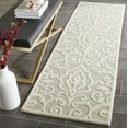 thumbnail image 2 of SAFAVIEH Martha Stewart Marais Geometric Damask Runner Rug, Whetstone Grey, 2'3" x 10', 2 of 5