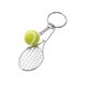 thumbnail image 2 of Llavero De Raqueta De Tenis De 4 Piezas, Llavero Creativo Porte-cls En Mtal Llavero Deportivo Pelota De Tenis, 2 of 5