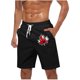 thumbnail image 1 of Pantalones Cortos Casuales para Hombre Imprimir con Bolsillos Pantalones de Playa de Cintura Elástica, Pantalones Cortos de Cintura Elástica para Hombre, 1 of 8