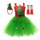 thumbnail image 1 of Disfraz de tutú de Navidad para niña, traje de malla de choque, trajes de fiesta de cumpleaños, regalo de actuación en escenario, 1 of 4