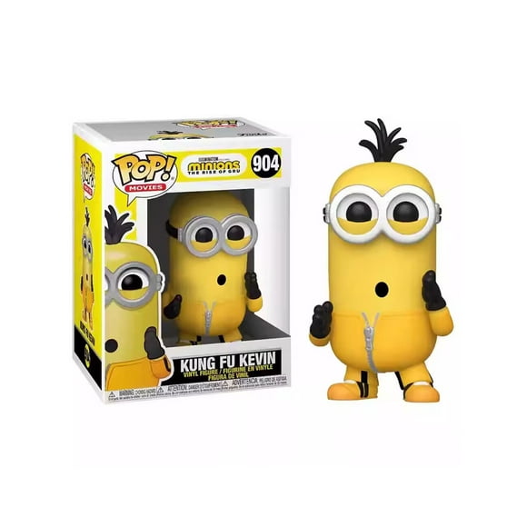 Funko Pop Movies Minions Kung Fu Kevin #904 Vinyl Action Figures Toys Collectible Dolls Toys Gifts for Kids
