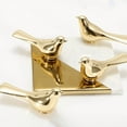 thumbnail image 2 of 2 Count Bird Shaped Door Pulls Magnets Cabinet Handles Golden, 2 of 6