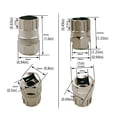 thumbnail image 2 of Transemion Vélo Verrouillage Manchon Remover Roue Libre Outil Vélo Réparation Accessoires Type 2 1Set, 2 of 6
