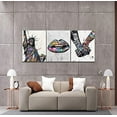 thumbnail image 2 of Hieng Large Banksy Canvas Wall Art Graffiti Dream Theme Painting Modern Inspirational Office Wall Decor （Only canvas）, 2 of 6
