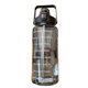 thumbnail image 1 of Vaso de agua de plástico de gran capacidad con pajita (negro - 2000 ml), 1 of 5