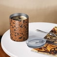 thumbnail image 3 of 12oz Coffee Tumblers Halloween Spooky Icons Pattern Stainless Steel Vacuum Insulated Travel Tumbler Coffee Cups Mug with Lid and Straw with Cleaning Brush for Cold & Hot Drinks, 3 of 5