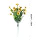 thumbnail image 3 of Flores artificiales de seda violeta - Arreglo floral de plástico de césped primaveral para decoración de bodas en despacho, 3 of 6