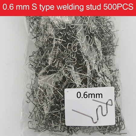 

500 Pcs 0.6mm Hot Stapler Staples for Car Bumper Plastic Welder Repair Kit