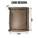 thumbnail image 5 of Cama para perro de lujo Mediana Chocolate Lunics®, 5 of 8