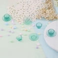 thumbnail image 2 of Juego de vajilla con tazas y platillos en miniatura a escala 1:6, modelo de simulación para decoración de cocina. Verde, 2 of 8