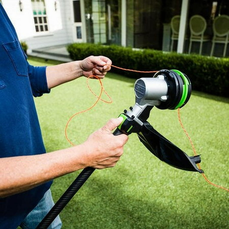 Ego PowerLoad 15in Battery Powered Electric Weed Eater Grass Edger Carbon Fiber Tool Kit Reconditioned Walmart