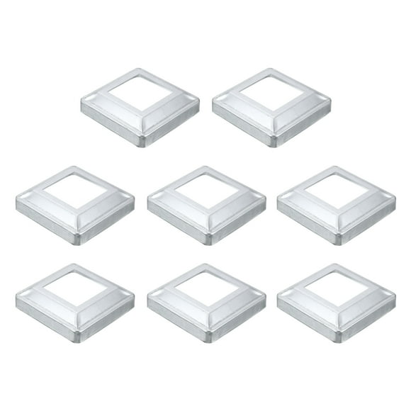 8Pack Post Base Cover, 6x6 Metal Integral Style Post Skirt Porch Column Wrap(3.25x3.25)