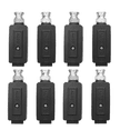 thumbnail image 1 of 8x CCTV Camera Coax BNC RJ45 UTP Cat5 Active Video Balun Transceiver Pair,8 x Video Balun,black, 1 of 8