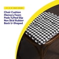 thumbnail image 3 of Cojín para silla Sweet Home Collection, espuma viscoelástica en forma de U, 3 of 6