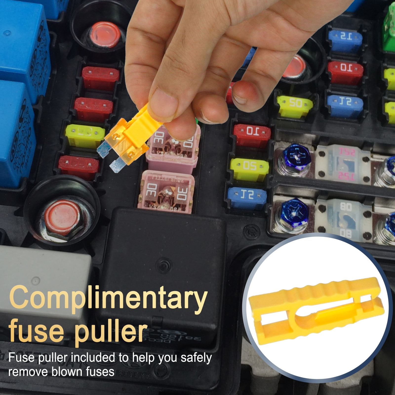 SLUMLOVE 1322 Pcs Car Fuse Assortment Kit, 680PCS Mini Blade Fuses + 520 Standard Automotive Fuses + 132 Micro + Puller, RV/Camper/Truck/Motorcycle/Yacht Essentials (2A 3A 5A 7.5A 10A 15A 20A 25A 30A