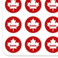thumbnail image 2 of Canada Maple Leaf Home Country Solid Red Officially Licensed Planner Calendar Scrapbooking Crafting Stickers, 2 of 7