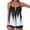 #0141-White, variant on 2026 Women Two Piece Tankini Swimsuit Tummy Control Plus Size Long Torso Top and High Waisted Boy Shorts Bathing Suits