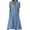 Light blue, variant on Prolriy Dresses for Women 2024 Women's Fashion Multi Pocket Skirt Casual Denim Summer Denim Multi Button Womens Dresses Light Blue XXL