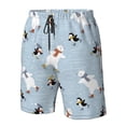 thumbnail image 4 of Vsdgher Skiing penguin Bear Men's Beach Shorts, Surfing shorts, Swim trunks, Quick Dry Swim Trunks for Surfing Beach Fun -X-Large, 4 of 6