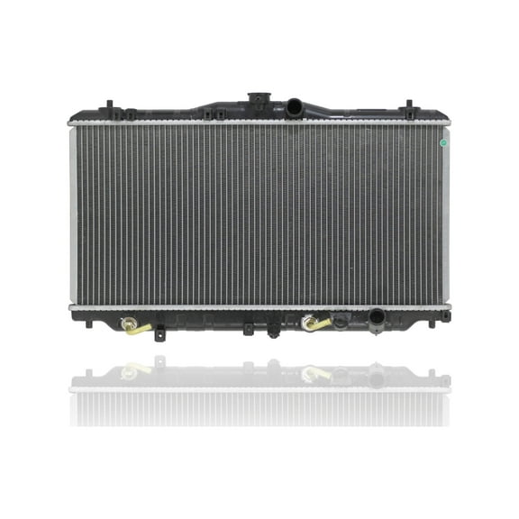 Radiator - Pacific Best Inc. Fit/For 885 88-91 Honda Prelude Automatic 4Cy 2.0L S/Si/SE-EFI - Plastic Tank, Aluminum Core, 1-Row