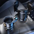 thumbnail image 2 of Shisuyan Cup Holder Tray For Car Car Drinks Holder ABS Black 1Set, 2 of 8