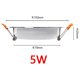 thumbnail image 1 of Luces LED empotradas para techo, foco regulable de alto brillo, 110V, 220V, 3W, 5W, 7W, 9W, 12W, 15W, 18W, 1 of 4