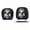 1E- Multicolor, variant on 2PCs Ghost Face Headrest Covers, Halloween Car Accessories, Scary Face Printing Auto Seat Universal Elastic Models Headrest Protector (A)