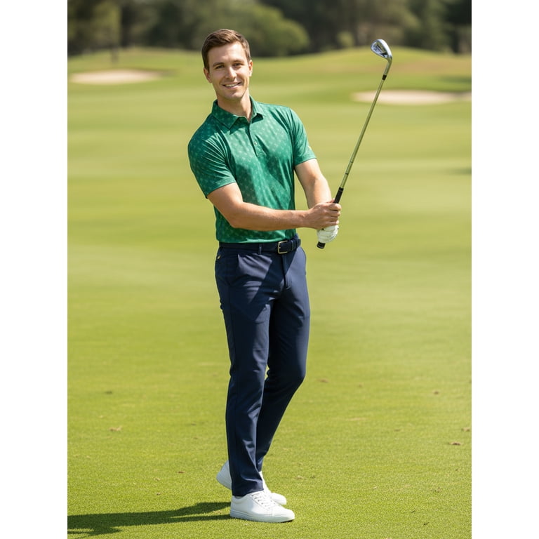 Birdie Bound Men's Novelty Print Performance Polo photo 5