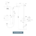 thumbnail image 4 of Boyel Living Shower Heads & Hand Showers, 2-Spray Pattern 1.8 GPM 10 in. Wall Mount Dual Shower Heads for Bathroom, Oil Rubbed Bronze(Lifting Bar include), 4 of 11