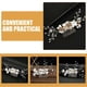 thumbnail image 4 of Rhinestone Hair Comb White Metal Wedding Hair Clip for Women Versatile Styling for Decor, 4 of 4