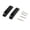 Black, variant on Rupoun 2 Pcs Bass Thumb Rest Plastic Anti Slip Lightweight Jazz Bass Guitar Finger Rest Accessory with Mounting Screws Replacement Parts for Musical Instruments, Black, 2.36 inches / 6 cm Length