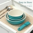 thumbnail image 4 of GIPP 5pcs Pots and Pans Set Non Stick,Cookware Sets with Removable Handle, Oven & Dishwasher Safe,Induction Cookware,Kitchen Cooking Set,Baby Blue Gradient, 4 of 9