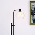 thumbnail image 4 of Henn&Hart 18" Blackened Bronze Metal/Glass Floor Lamp, 4 of 10