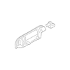 Genuine OE Mitsubishi Handle, Outside - MR608150