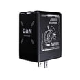 thumbnail image 2 of W&O 2 in 1 Gan Charger(Type C/L), 120w Compatible Fast, Fast Charging Power Adapter for Smartphone, Retractable Phone Charger Wall Plug with Fast Charging Cable for iPhone, Phone, Laptops(Black), 2 of 6