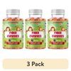 (3 pack) Vitamatic Kids Prebiotic Fiber Gummies for Adults - 4G Fiber Extra Strength - Zero Sugar Added - 60 Pectin Based Gummies - Digestive Health & Regularity Support