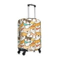 thumbnail image 3 of PAYOHTO Highly Elastic Spandex Suitcase Cover Luggage Cover X-Large Fits 29 to 32 Inch Seamless Pattern with Cute Shiba Inu Dog, 3 of 8