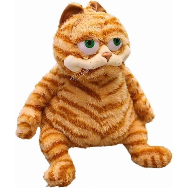 Fat Orange Plush Cat Stuffed Animals Toy,Lifelike Yellow Tabby Cat Kitty Toy for Boys and Girls Children Xmas Birthday Gift,11.8 /17.7 Inches (17.7 in