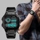 thumbnail image 4 of Reloj digital resistente al agua de 50 m con retroiluminación LED de hora dual para hombres y mujeres JShteea El nuevo, 4 of 9