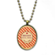 thumbnail image 1 of Comprobado UK Londres Britian Stamp Collar Colgante de cadena vintage Colección de joyas colgantes Unbranded M, 1 of 3
