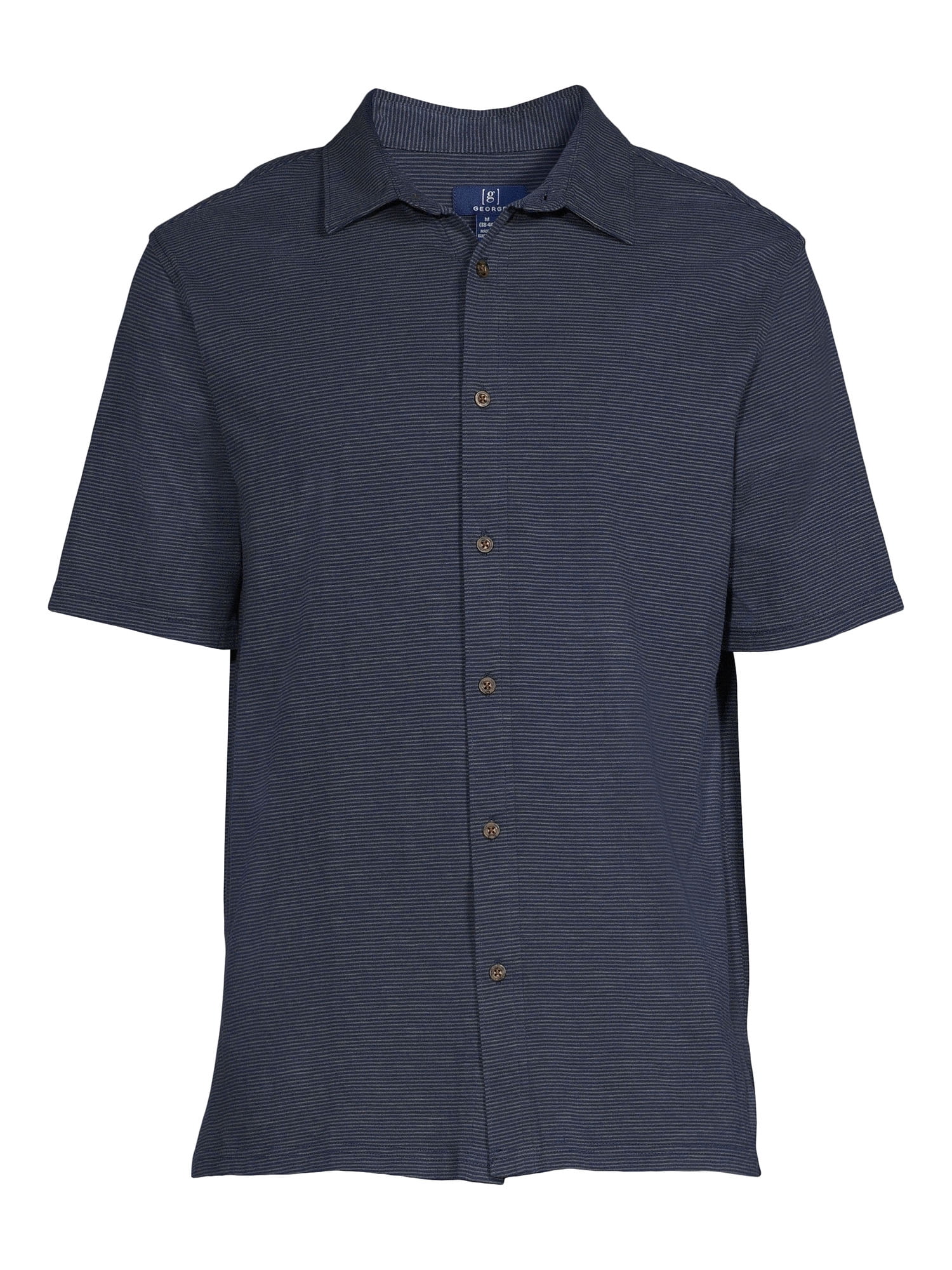 George Men’s Knit Button Down Shirt, Sizes S-3XL