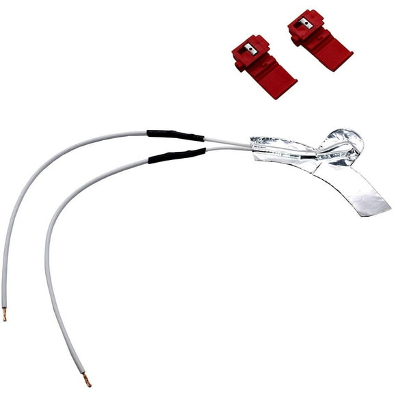 HQRP Dispenser Water Tube Heater Kit for GE DSS25JFPCWW DSS25JFPDCC DSS25JFPDWW DSS25JFPECC DSS25JFPEWW DSS25KGRCBB GSH22JFBBCC GSH22JFBBWW GSH22JFPACC GSH22JFTWW GSH22JFXABB Refrigerator