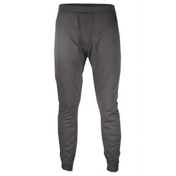 Hot Chillys Mens Double Layer Bottom Pant, Black, Extra Large