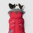 thumbnail image 3 of Canada Pooch Everest Explorer Fleece Lined Insulated Dog Coat (Red, 24 (23-25" back length)), 3 of 7